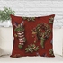 Eissely Christmas Linen Square Throw Flax Pillow Case Decorative Cushion Pillow Cover