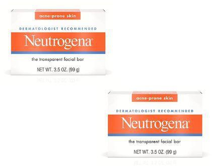 Neutrogena Transparent Facial Bar Soap For Acne Prone Skin 99g
