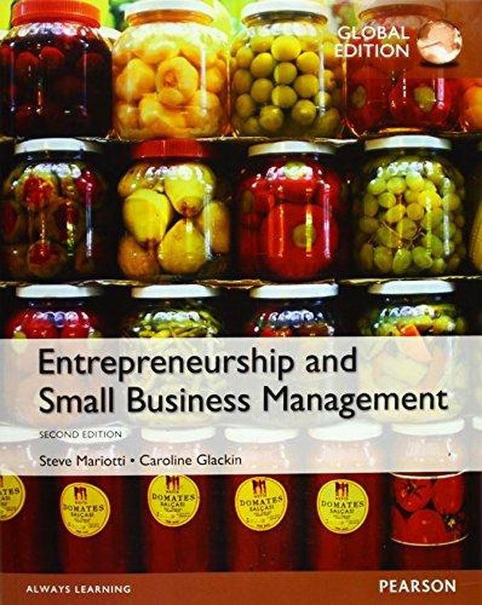 Pearson Entrepreneurship and Small Business Management, Global Edition ,Ed. :2