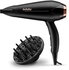 BaByliss DC Motor Hair Dryer, 2200W 3 Heat & 2 Speed Settings With Cool Shot Button, Ionic Technology For Frizz Free Hair, Comfortable Lightweight Black Design With Diffuser, D570SDE (Black)