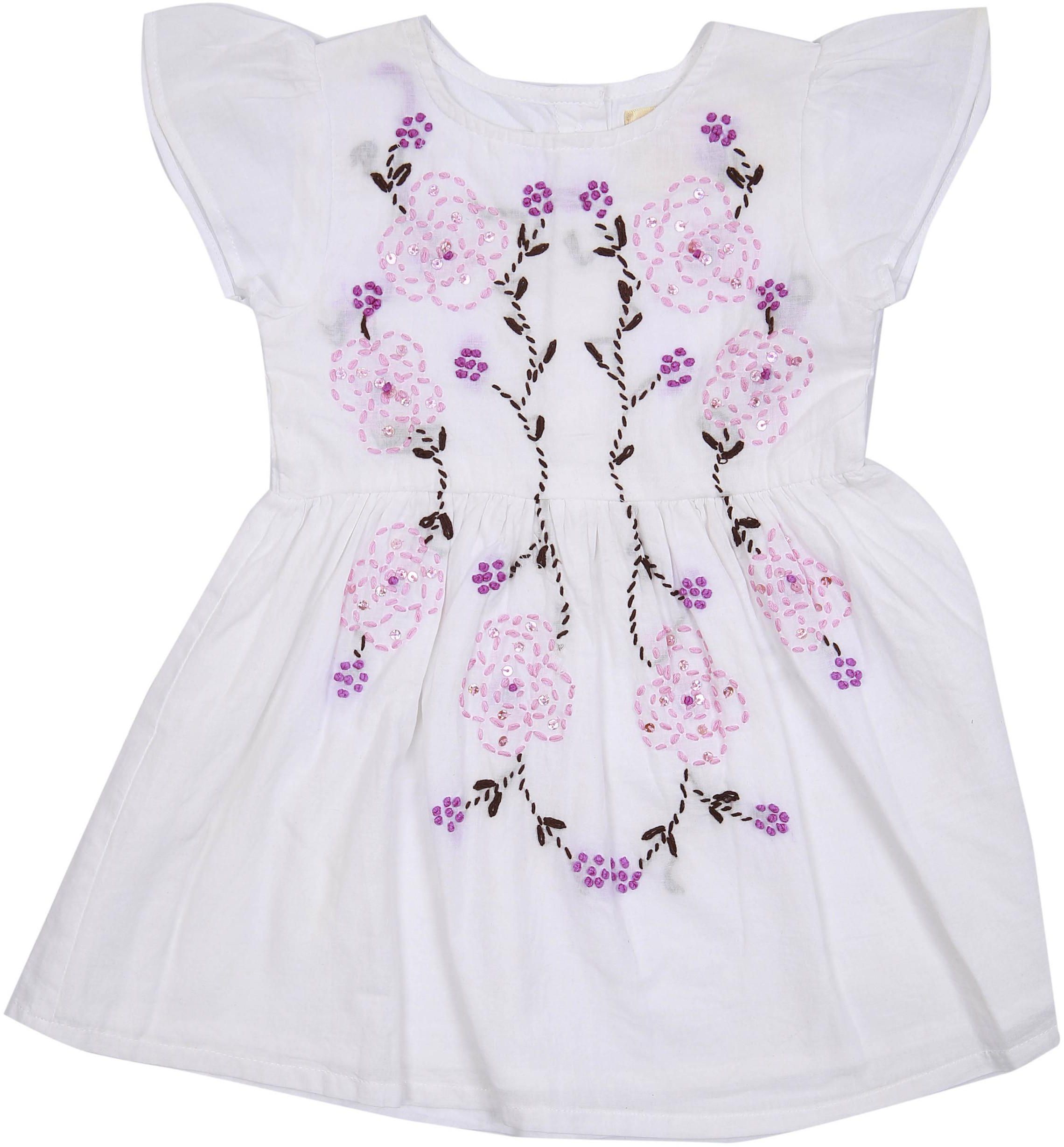 AOMI by Appleofmyi Infant Embroidery Dress P24 White Size 24-M