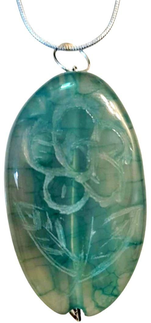 Sherif Gemstones سلسلة فاخرة بدلاية من حجر العقيق الطبيعي الأصلي( شغل يدوي ) طاقة - شاكرا - حماية - شباب - موضة