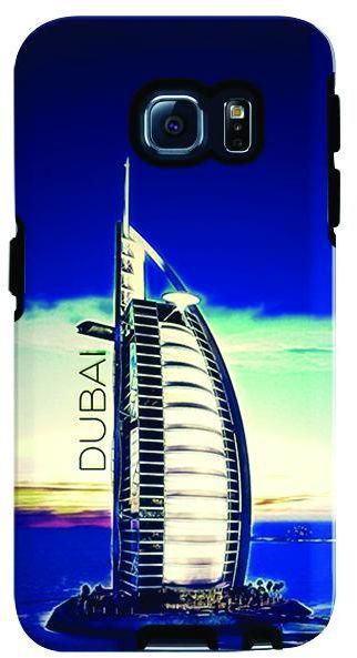 Stylizedd Samsung Galax S6 Edge Premium Dual Layer Tough Case Cover Matte Finish - Burj Al Arab - Dubai