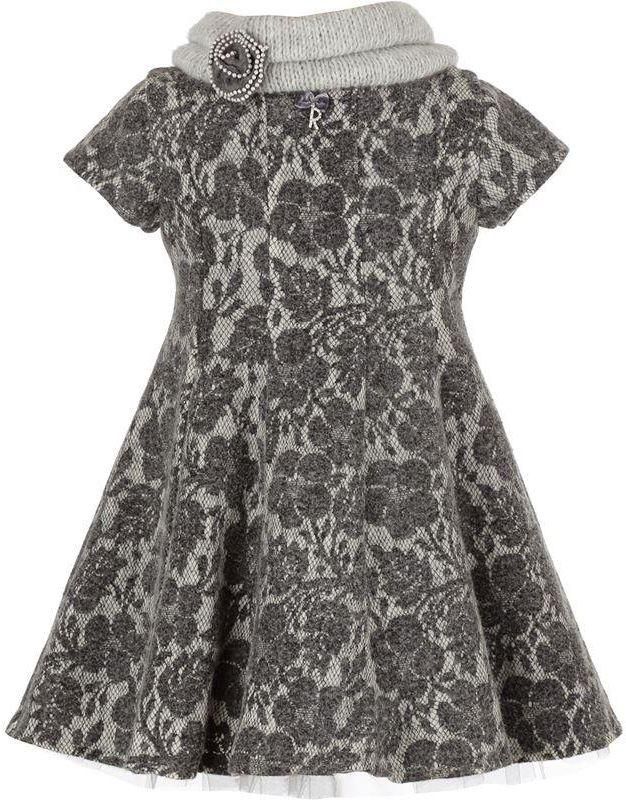 Dress For Girl by Mini Raxevsky, 9 - 12 Months, Dark Gray