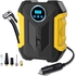 CARSUN Digital Air Compressor For Car Auto Pump Portable Tire Inflator With LED Light