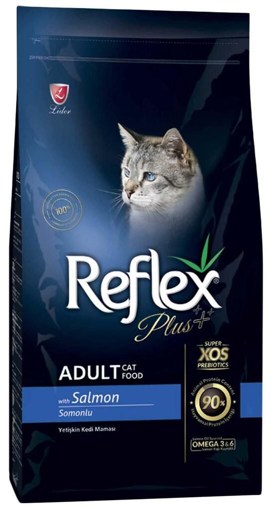 Reflex Plus Salmon Adult Cat Food 500g