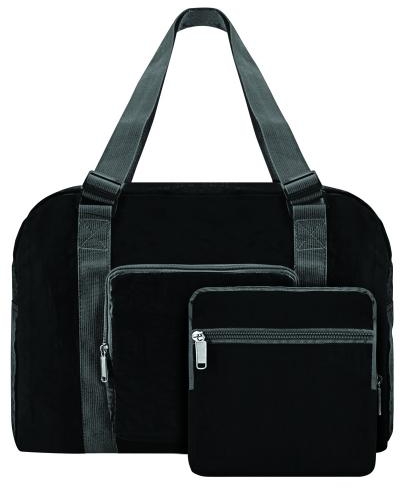 Wunderbag Travel Bag (Black/Grey)