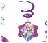 The party station 1800038 Frozen Hanging Swirl Decorations - 12 Pcs