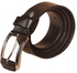 Regular Leather Belt For Men - Black.