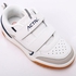Activ White Kids Sneakers With Touches Of Navy Blue