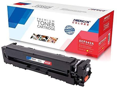 American Colors 203A Hp Compatible Toner Cartridge Replacement for ACF542A Compatible with Color LaserJet Pro MFP M254dw/M254nw/M280w/M281fdn/M281fdw - Yellow