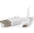 HOCO UPM01 1.2M PVC Quick Charge Micro USB Charging Data Cable for Android Smartphone-White