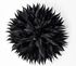Fashion Black Satin Fabric Flower Hair/Dress Clip