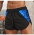 Breathable Gym Sports Activewear Shorts Black/Blue