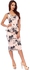 ديفا لندن فستان نسائي للسهرات ،مقاس M ، زهري ، VB2046