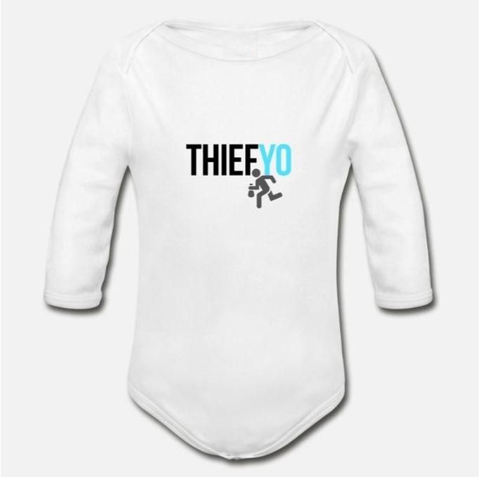 Thiefyo Organic Long Sleeve Baby Bodysuit