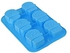 Cook 4 U Muffin & Cupcake Molds Silicon , Blue