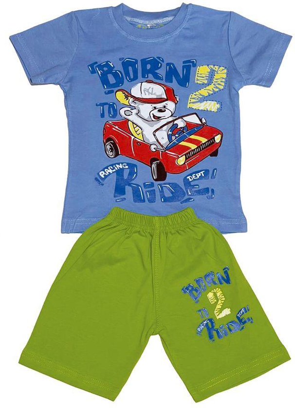 Bear Car Kids Summer Pajama