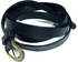 Oval Buckle Belt, Leather Belt For Women - Black