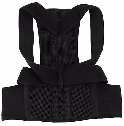 one piece male female adjustable magnetic posture corrector sports safety back shoulder support belt corset spine posture back corrector 178696723