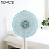 10 PCS 12-16 inch Universal Dot Pattern Electric Fan Net, Unfold Diameter: 40cm, Random Color Delivery