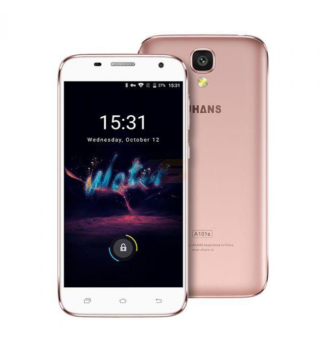 UHANS A101S 3G Smartphone Android 6.0 5.0 inch MTK6580 Quad Core 1.3GHz 2GB RAM 16GB ROM Rose Gold