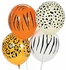 Fun Express Jungle Animal Print Safari Balloons 50Pc, 11&quot;