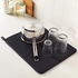 Dish Drying Mat, 44x36cm. Dark Grey. for draining Your Glasses, Bowls, vessles. NYSKOLJD IKEA.