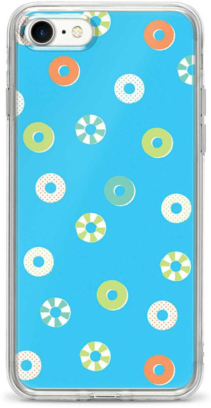 Protective Case Cover For Apple iPhone 8 Loopy Hoops Full Print