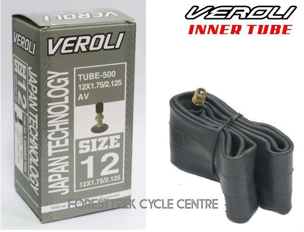 Veroli Bicycle Inner Tube 12x1.75/2.125 Av - Tube 500