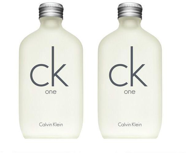 Set Of 2 Calvin Klein One For Men Eau De Toilette 200 ml , 6.7 Oz