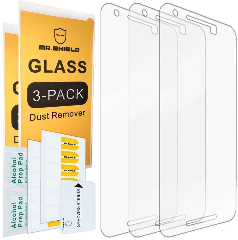 3PACK - Mr Shield For Huawei ‫(Google) Nexus 6P 2015 Newest Tempered Glass Screen Protector