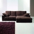 L Shape Sofa, 85CM, Brown- TA19