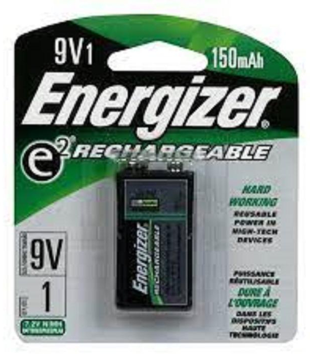 Energizer  9V Rechargeable Batteries