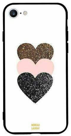 Protective Case Cover For Apple iPhone 6 Sparkle Hearts