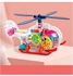 Transparent Gear Car Toy for Kid Red