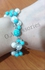 O Accessories Bracelet Turquoise Blue _ Pearl _silver Metal