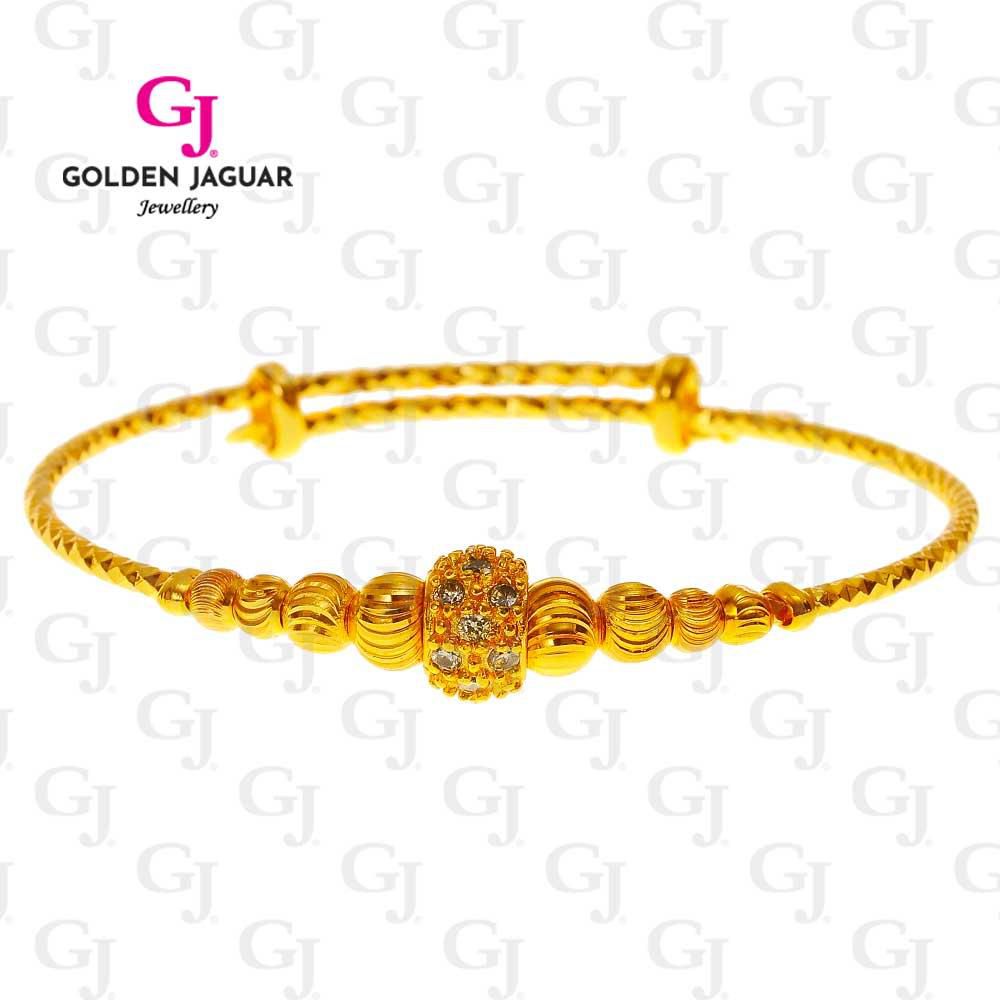 GJ Jewelry Emas Korea Bangle - Zircon + Adjustable 5765502