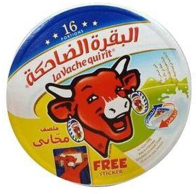 البقرة الضاحكة - جبنة مطبوخة قابلة للدهن *١٦ قطعة * ( ٢٤٠ غرام )