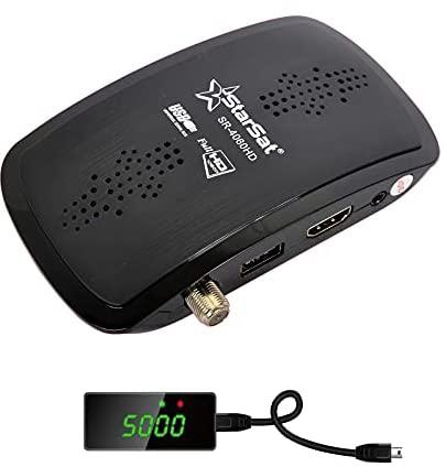 StarSat SR-4060HD Full HD, 2xUSB, HDMI, EPG, MPEG4, Blind Scan, YouTube, PVR, DVBS2, 4G & WiFi Supported (WiFi device not include)