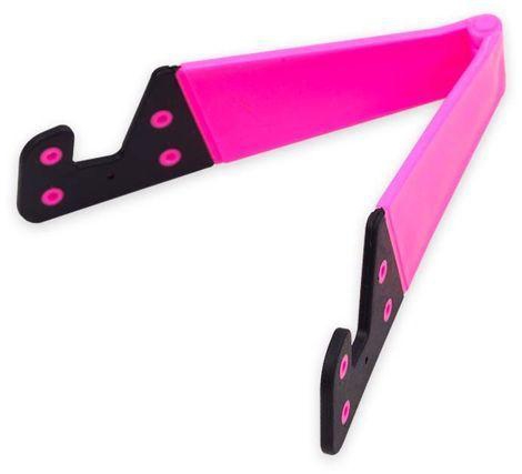 Small Simple Desktop Stand - V-shaped Mobile Holder - Silicone - PINK
