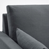 HYLTARP 3-seat sofa w chaise longue, right - Gransel grey