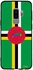 غطاء حماية لهاتف سامسونج جالاكسي S9 بلس علم دولة دومينيكا