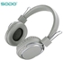 SODO SODO SD-1004 Bluetooth Dual Mode Wired/Wireless Headphone - Gray