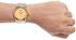 Stylito Men's Gold Dial Metal Band Watch