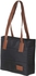 Get Waterproof Hand Bag For Women, 30×25 cm - Black Brown with best offers | Raneen.com