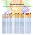 Generic 20pcs Draw Paint Brushes Set Kit Artist Paintbrush Multiple