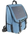 Outdoor Camping Solar Backpack Solar Hiking Bag With Solar Panel Non-removable-Blue