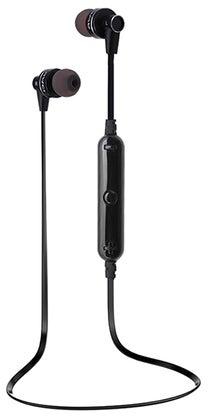 سماعات أذن أواي A990BL بتقنية البلوتوث 4.0 لاسلكية وعازلة للضوضاء للاستخدام أثناء ممارسة الرياضة أسود