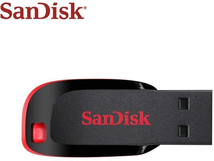SanDisk Cruzer Blade CZ50 USB Flash Drive 128GB Pendrive (Black)